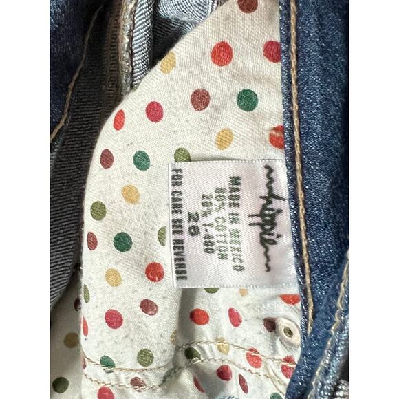 hippie women wide leg denim jeans sz 26 style 449 - Picture 9 of 10